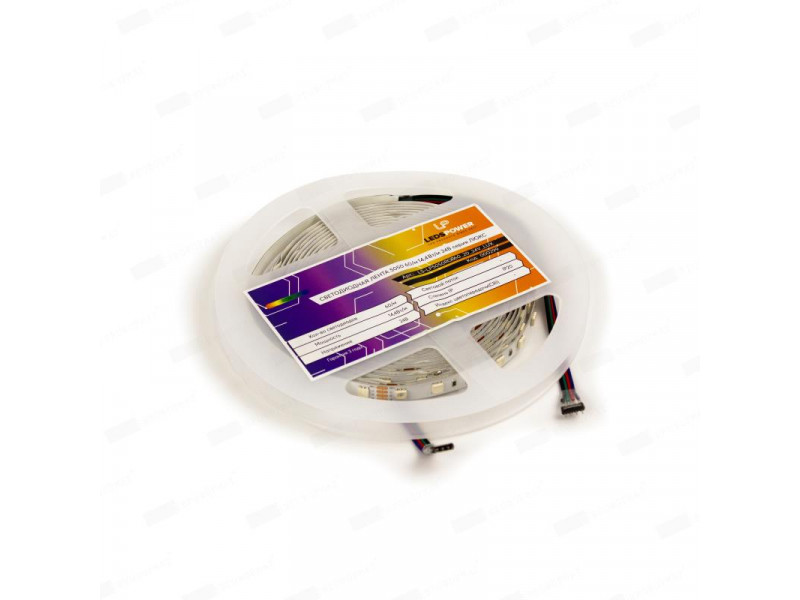 Светодиодная лента LEDS POWER 24V 14,4W 60 диодов/м RGB серия LUX
